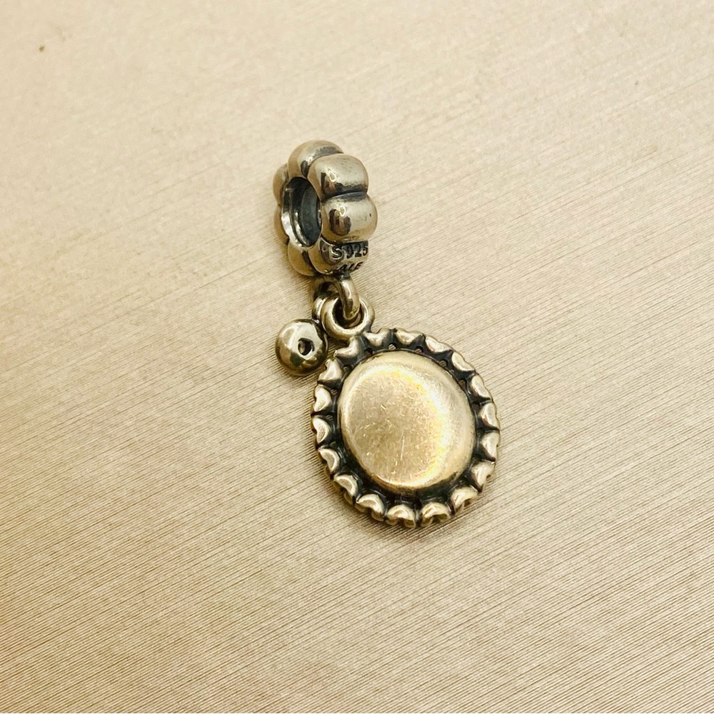 EUC Pandora 791128CZ Sterling Silver Grandmother Family Dangle Bead w/ Zirconia - Picture 4 of 6